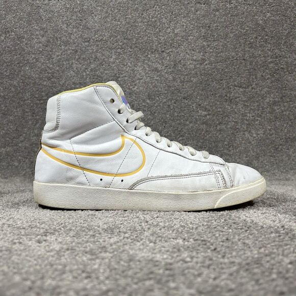 Nike Blazer Mid CJ3643-100 Women’s Size 10 White Topaz Athletic Shoes Used - Picture 1 of 11